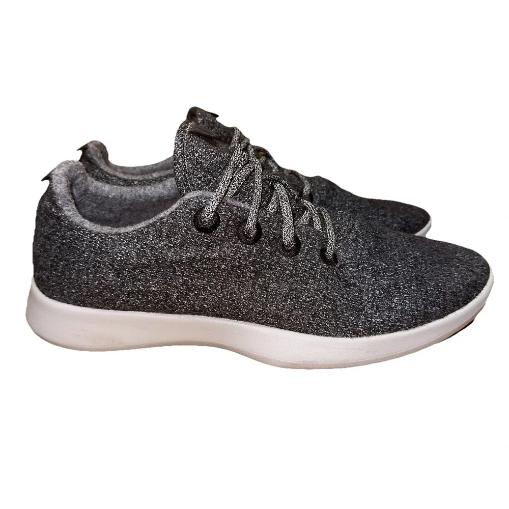 Allbirds Men's Wool Runner NZ Shoes Dark Grey Size 12 Washable‎ EUC